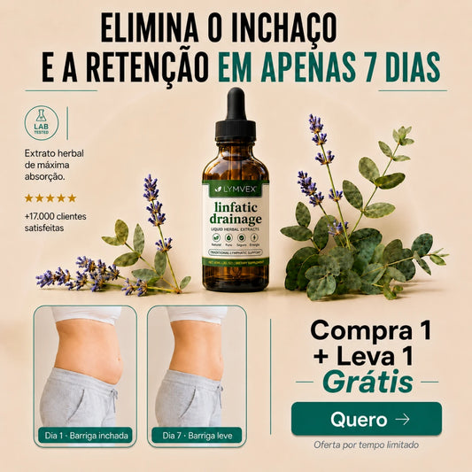 Lymvex Linfatic™ - Desintoxicação Linfática em Menos de 7 Dias
